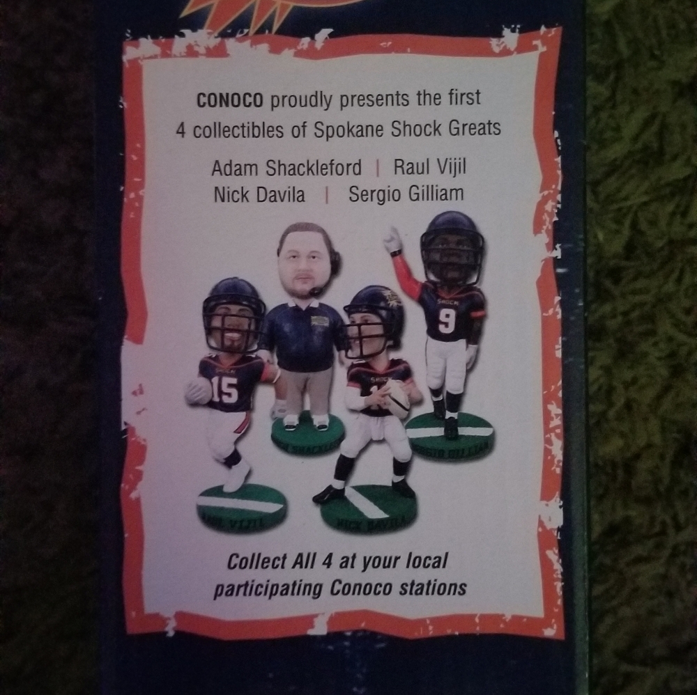 Spokane Shock Bobblehead Raul Vijil - Picture 4 of 5